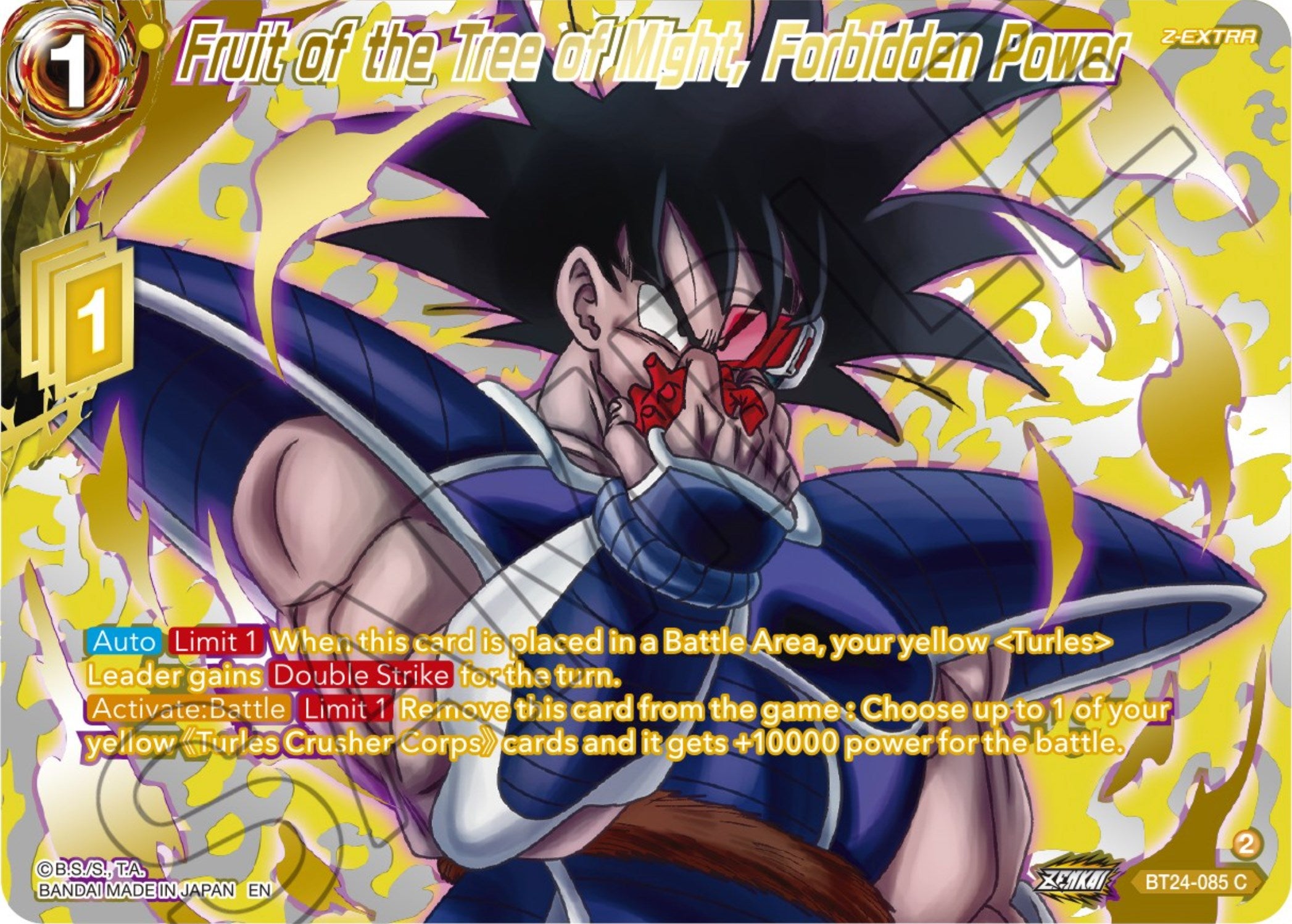 Fruit of the Tree of Might, Forbidden Power (Collector Booster) (BT24-085) [Beyond Generations] | Nerdhalla Games