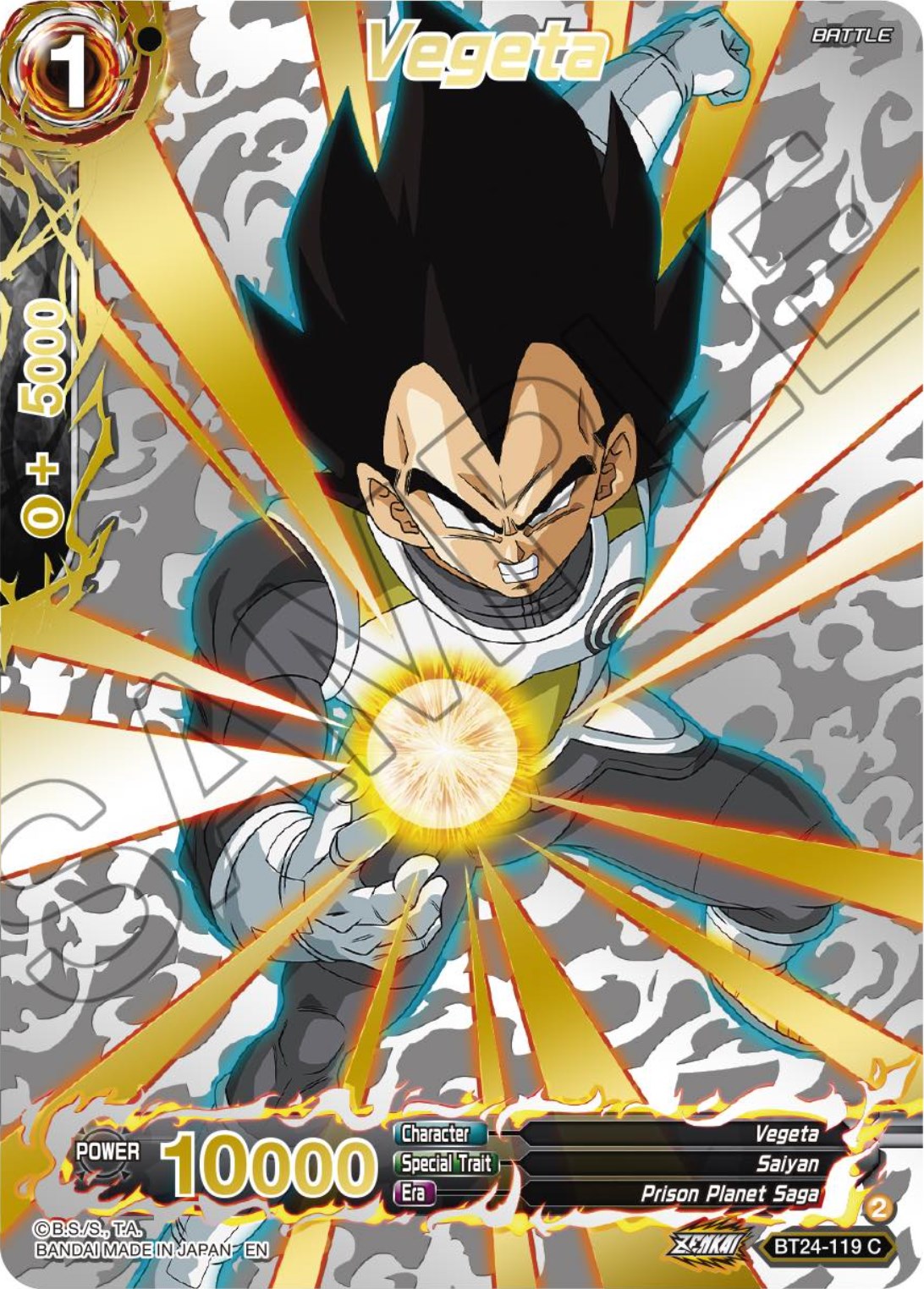 Vegeta (Collector Booster) (BT24-119) [Beyond Generations] | Nerdhalla Games