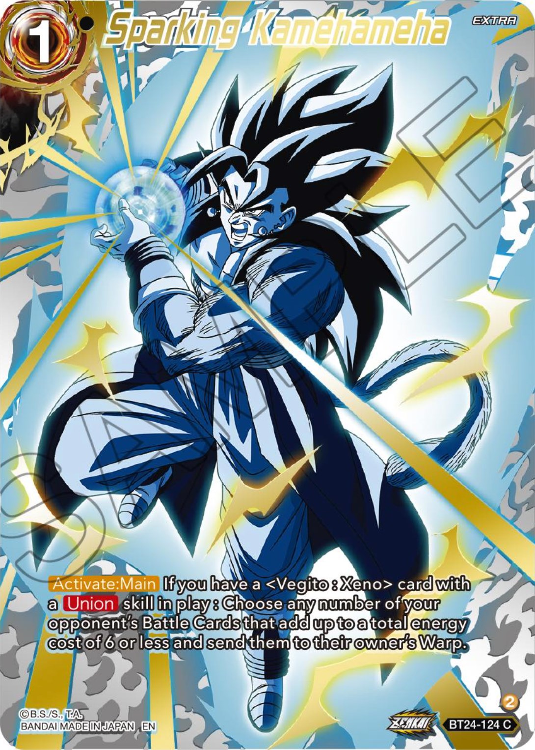 Sparking Kamehameha (Collector Booster) (BT24-124) [Beyond Generations] | Nerdhalla Games