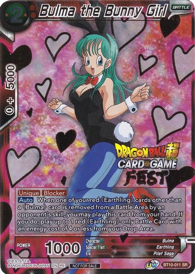 Bulma the Bunny Girl (Card Game Fest 2022) (BT10-011) [Tournament Promotion Cards] | Nerdhalla Games