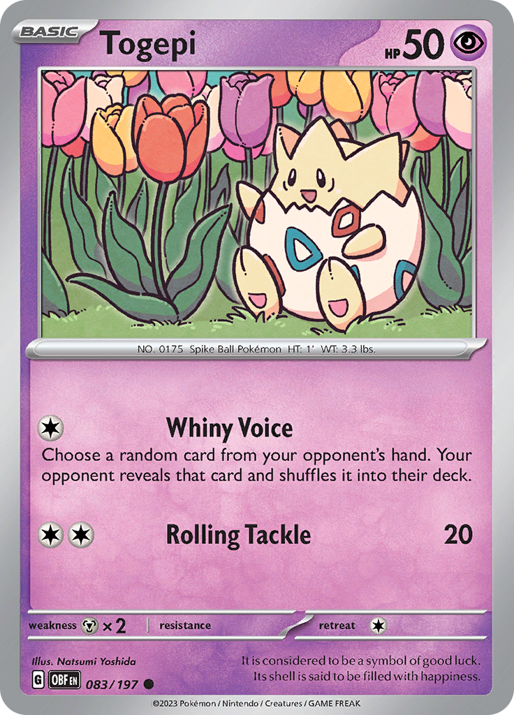 Togepi (083/197) [Scarlet & Violet: Obsidian Flames] | Nerdhalla Games