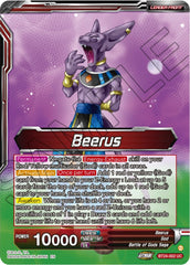 Beerus // Beerus, Pursuing the Power of the Gods (SLR) (BT24-002) [Beyond Generations] | Nerdhalla Games