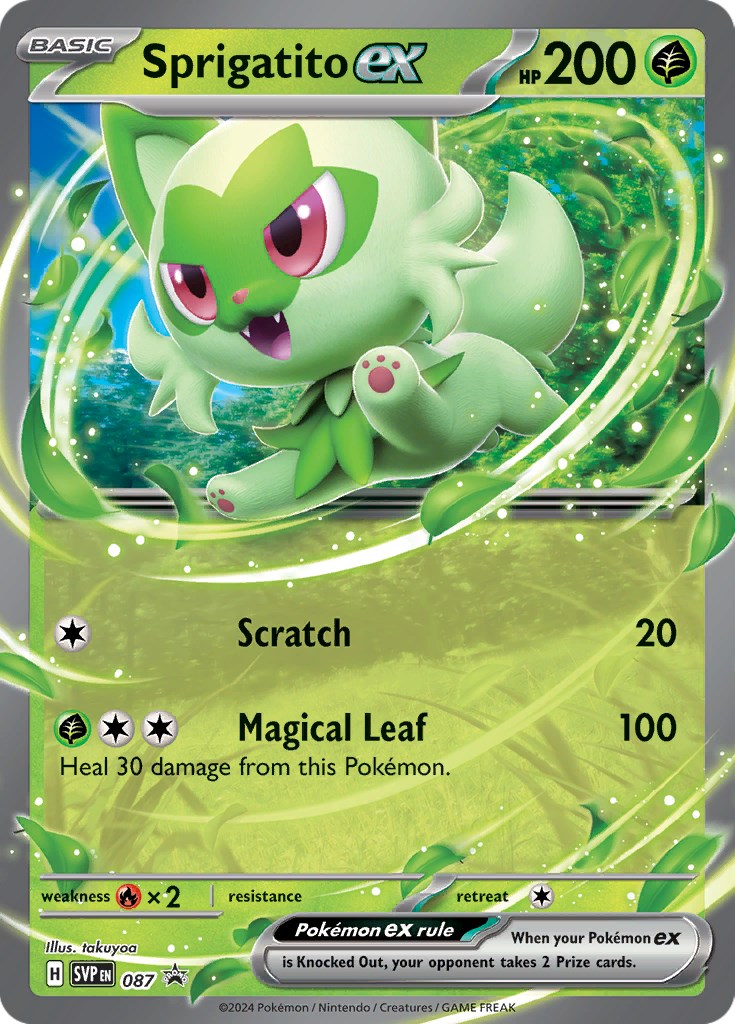 Sprigatito ex (087) [Scarlet & Violet: Black Star Promos] | Nerdhalla Games