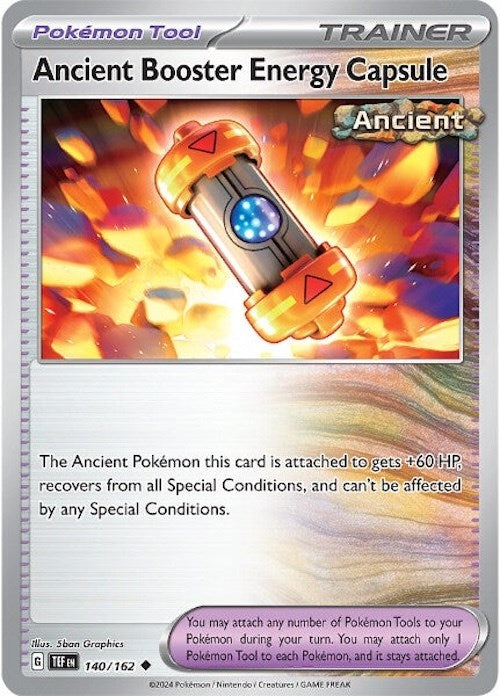 Ancient Booster Energy Capsule (140/162) [Scarlet & Violet: Temporal Forces] | Nerdhalla Games