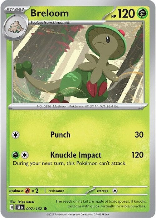 Breloom (007/162) [Scarlet & Violet: Temporal Forces] | Nerdhalla Games