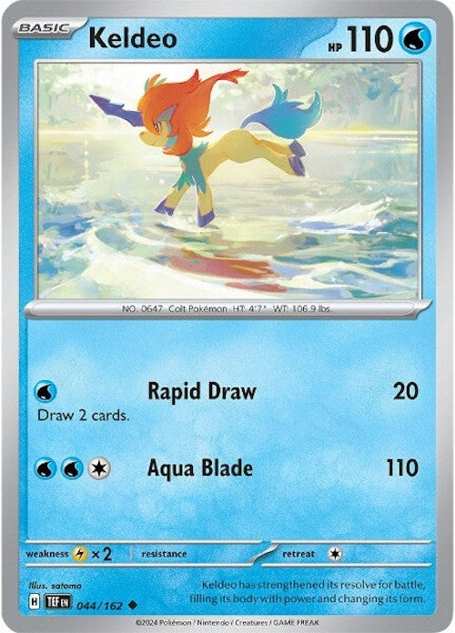 Keldeo (044/162) [Scarlet & Violet: Temporal Forces] | Nerdhalla Games