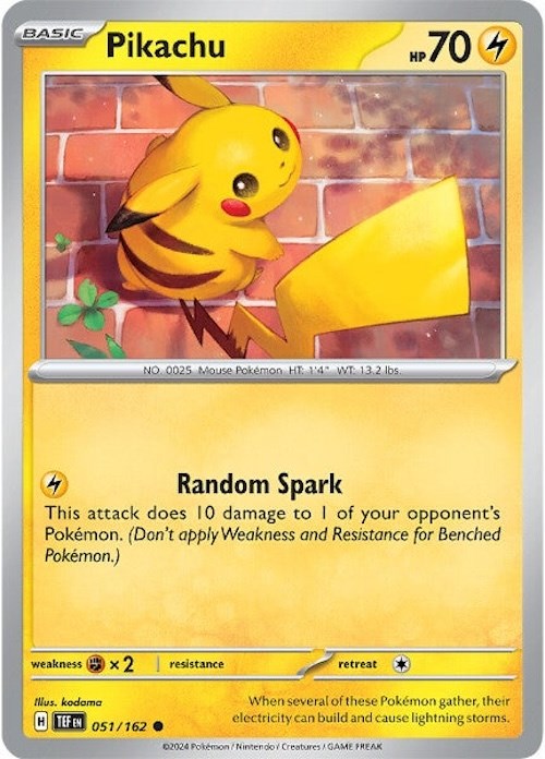 Pikachu (051/162) [Scarlet & Violet: Temporal Forces] | Nerdhalla Games