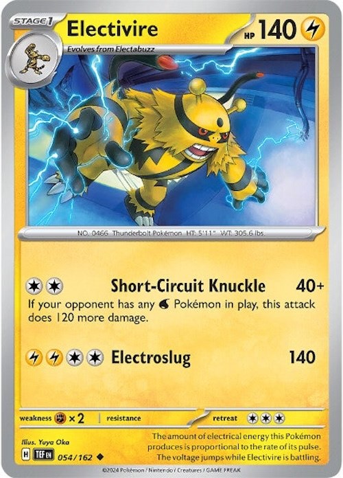 Electivire (054/162) [Scarlet & Violet: Temporal Forces] | Nerdhalla Games