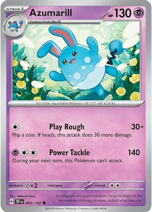 Azumarill (065/162) [Scarlet & Violet: Temporal Forces] | Nerdhalla Games