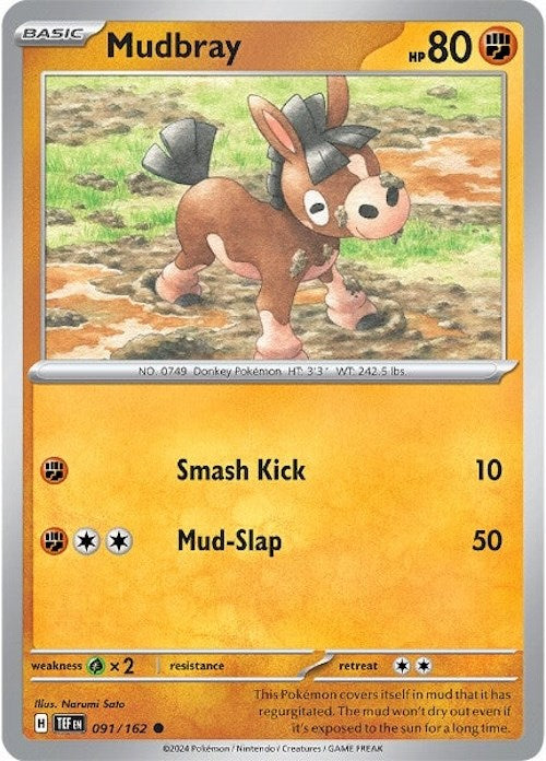 Mudbray (091/162) [Scarlet & Violet: Temporal Forces] | Nerdhalla Games