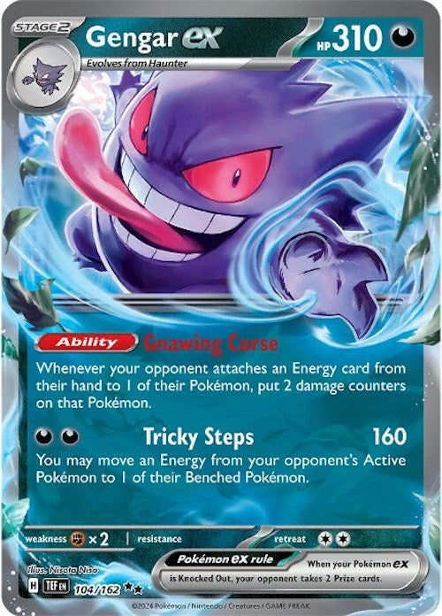 Gengar ex (104/162) [Scarlet & Violet: Temporal Forces] | Nerdhalla Games