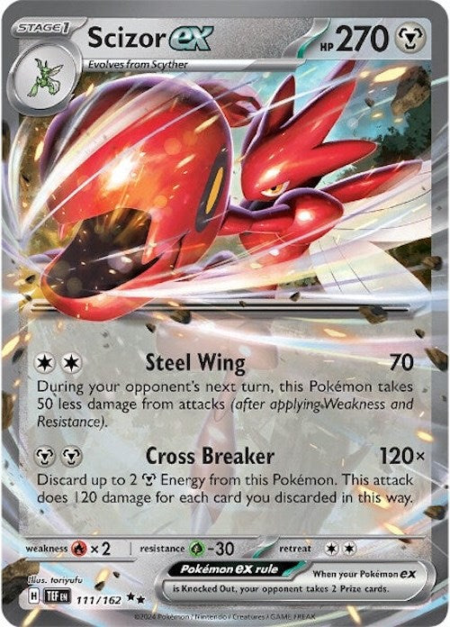 Scizor ex (111/162) [Scarlet & Violet: Temporal Forces] | Nerdhalla Games