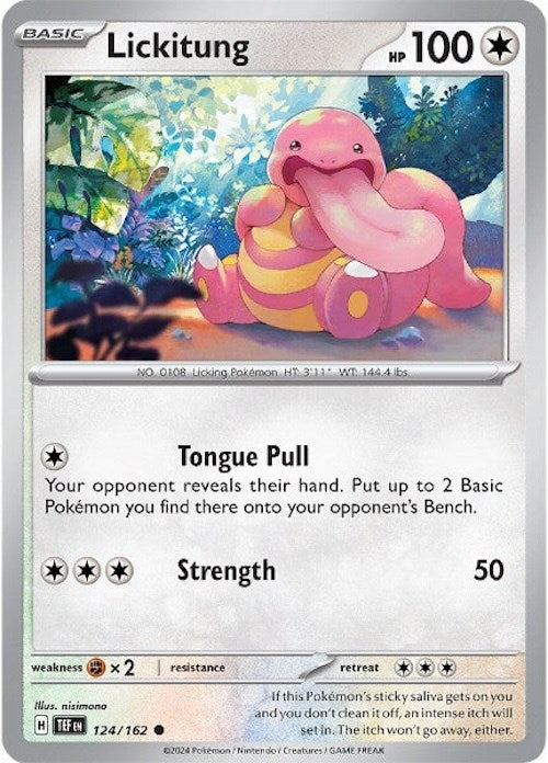 Lickitung (124/162) [Scarlet & Violet: Temporal Forces] | Nerdhalla Games