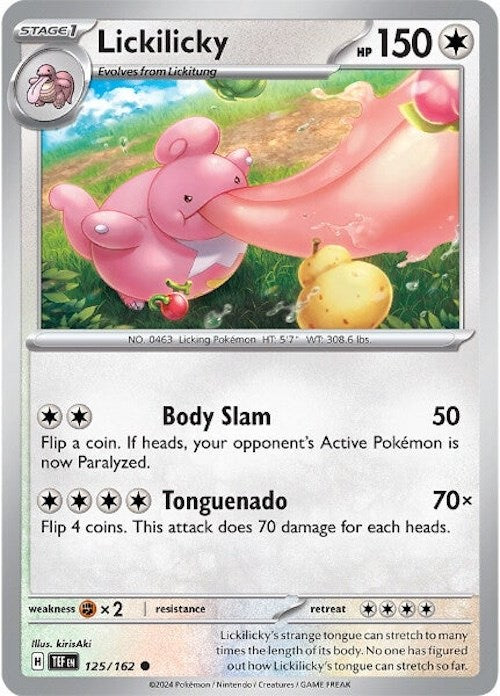 Lickilicky (125/162) [Scarlet & Violet: Temporal Forces] | Nerdhalla Games