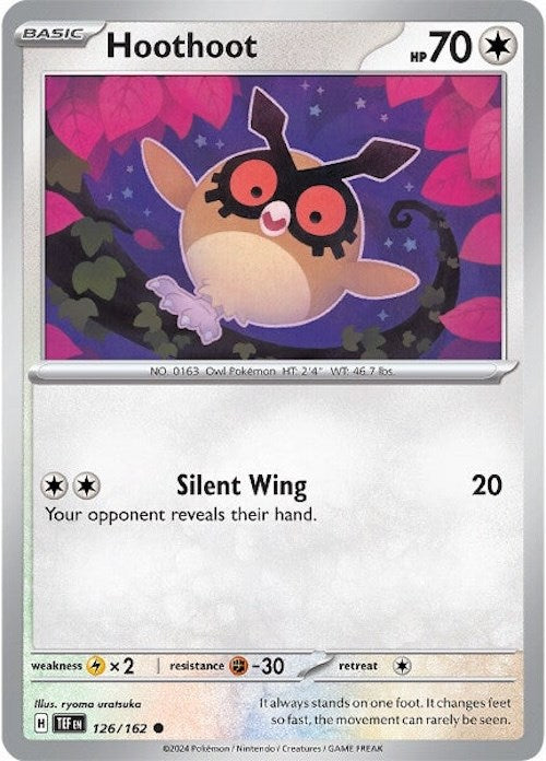 Hoothoot (126/162) [Scarlet & Violet: Temporal Forces] | Nerdhalla Games