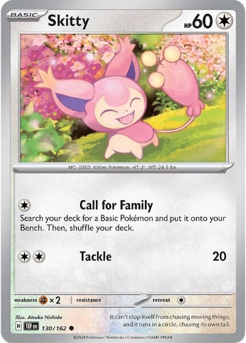 Skitty (130/162) [Scarlet & Violet: Temporal Forces] | Nerdhalla Games