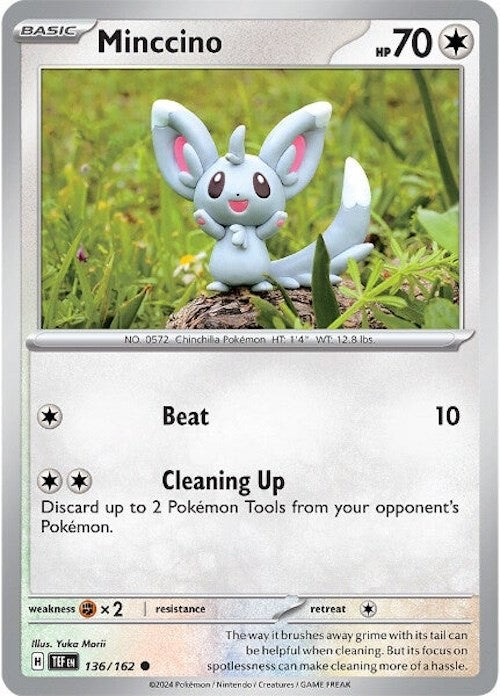 Minccino (136/162) [Scarlet & Violet: Temporal Forces] | Nerdhalla Games