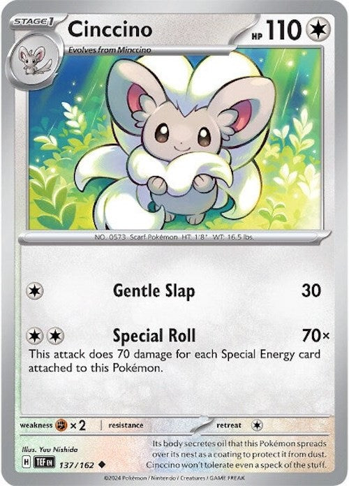 Cinccino (137/162) [Scarlet & Violet: Temporal Forces] | Nerdhalla Games