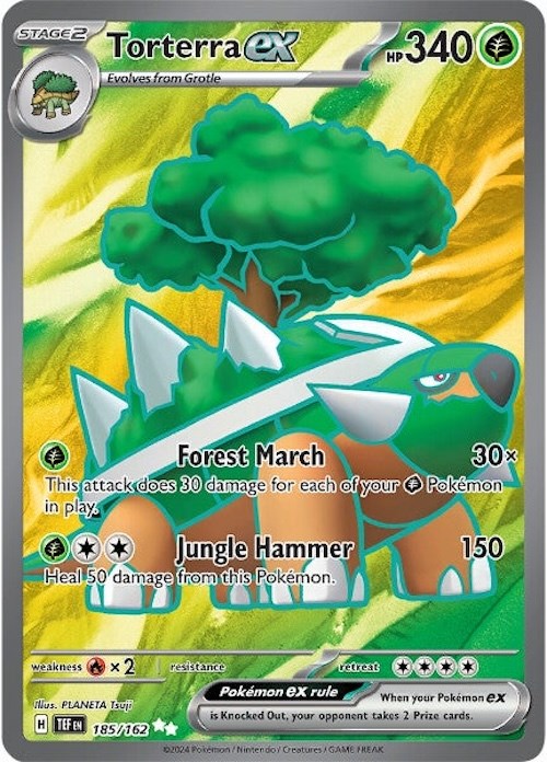 Torterra ex (185/162) [Scarlet & Violet: Temporal Forces] | Nerdhalla Games