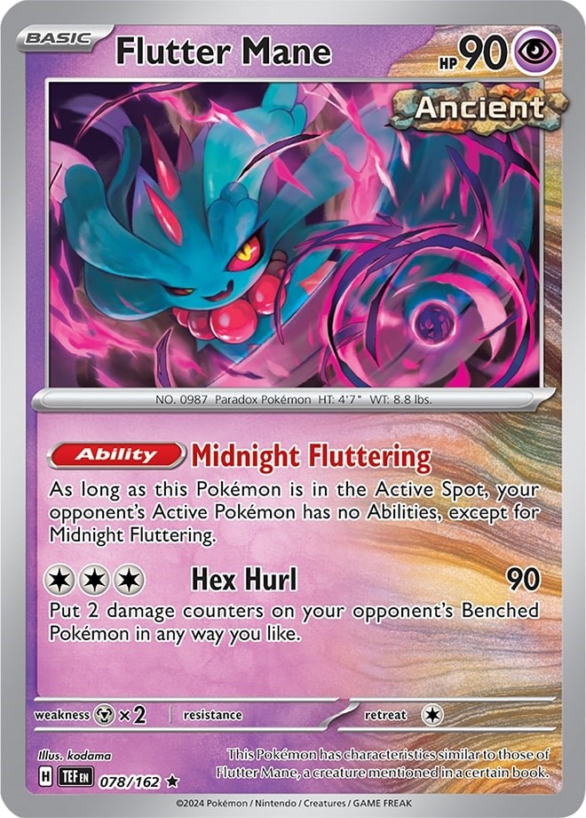 Flutter Mane (078/162) (Theme Deck Exclusive) [Scarlet & Violet: Temporal Forces] | Nerdhalla Games