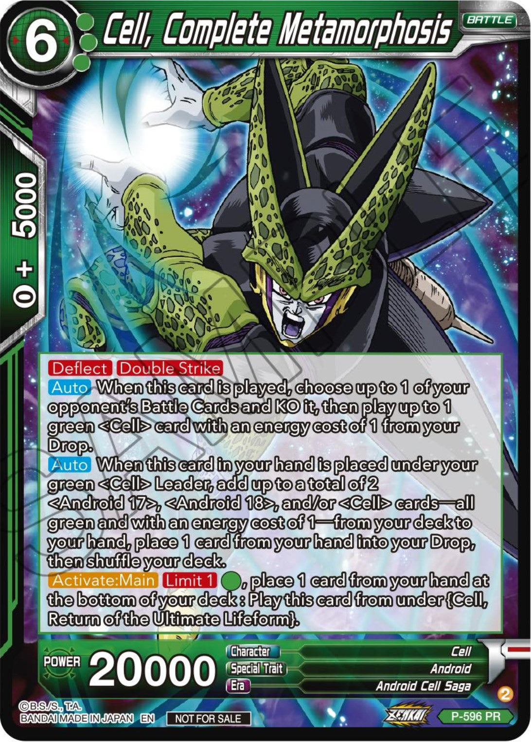 Cell, Complete Metamorphosis (Deluxe Pack 2024 Vol.1) (P-596) [Promotion Cards] | Nerdhalla Games