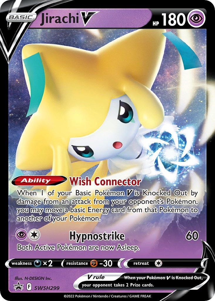 Jirachi V (SWSH299) [Sword & Shield: Black Star Promos] | Nerdhalla Games