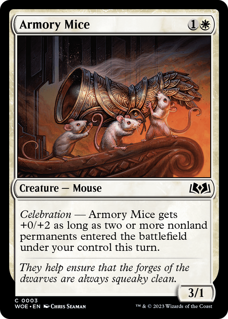 Armory Mice [Wilds of Eldraine] | Nerdhalla Games