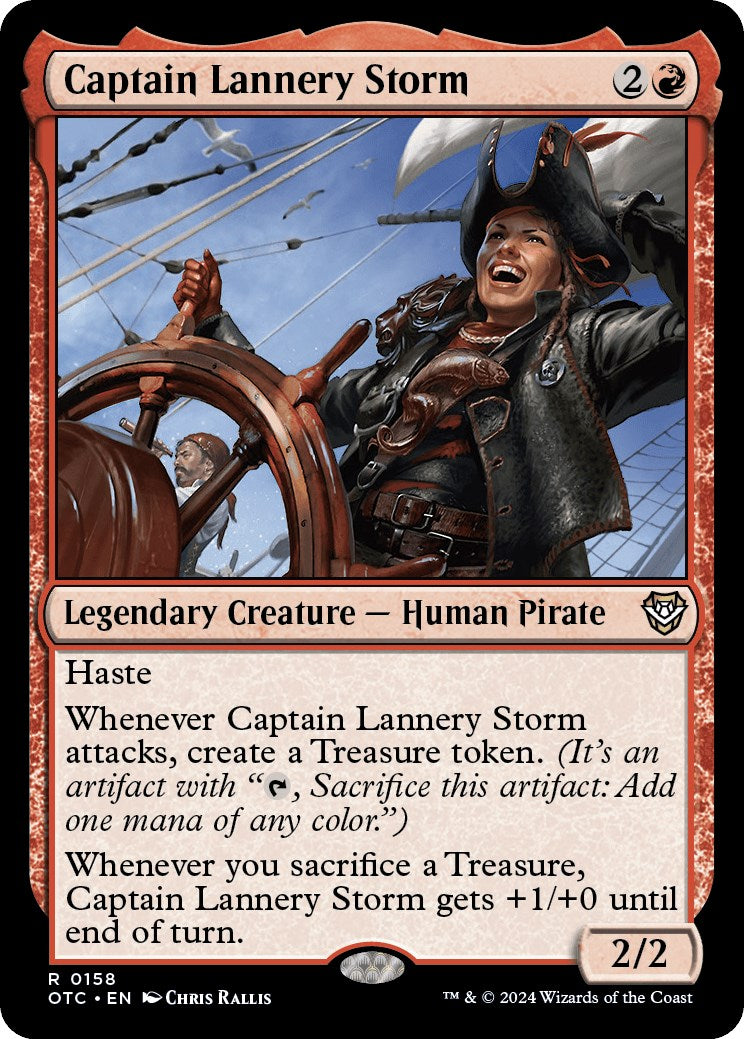 Captain Lannery Storm [Outlaws of Thunder Junction Commander] | Nerdhalla Games