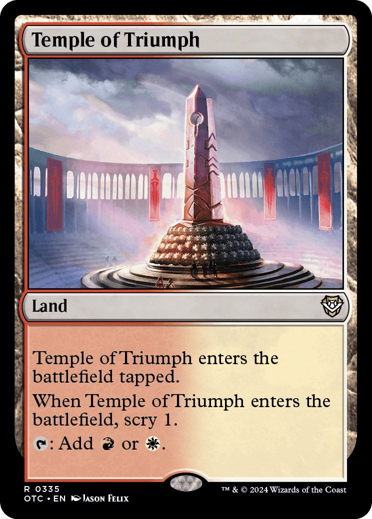 Temple of Triumph [Outlaws of Thunder Junction Commander] | Nerdhalla Games