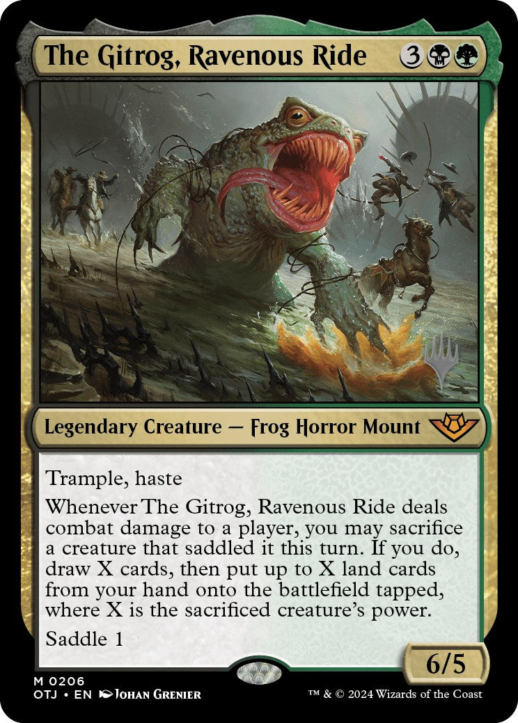 The Gitrog, Ravenous Ride (Promo Pack) [Outlaws of Thunder Junction Promos] | Nerdhalla Games