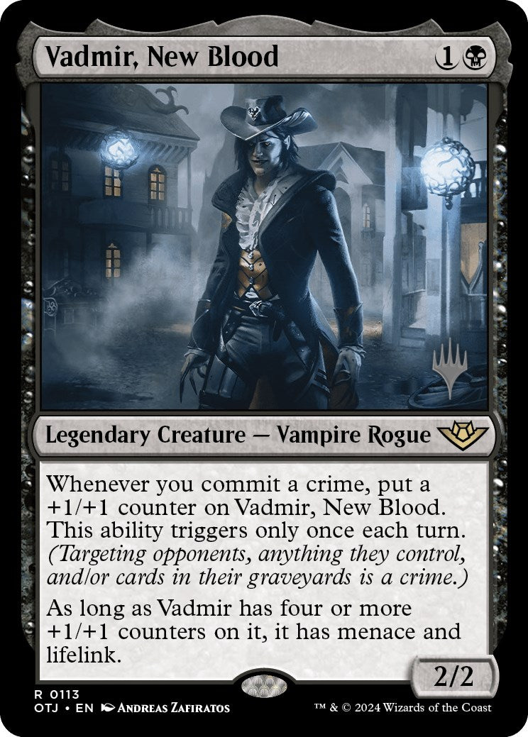 Vadmir, New Blood (Promo Pack) [Outlaws of Thunder Junction Promos] | Nerdhalla Games