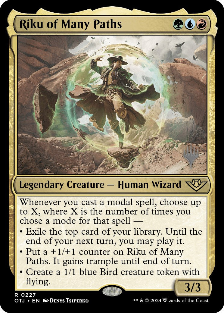 Riku of Many Paths (Promo Pack) [Outlaws of Thunder Junction Promos] | Nerdhalla Games