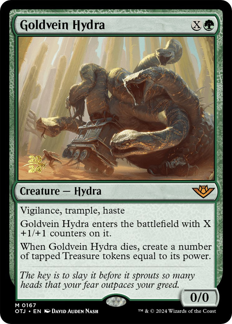 Goldvein Hydra [Outlaws of Thunder Junction Prerelease Promos] | Nerdhalla Games