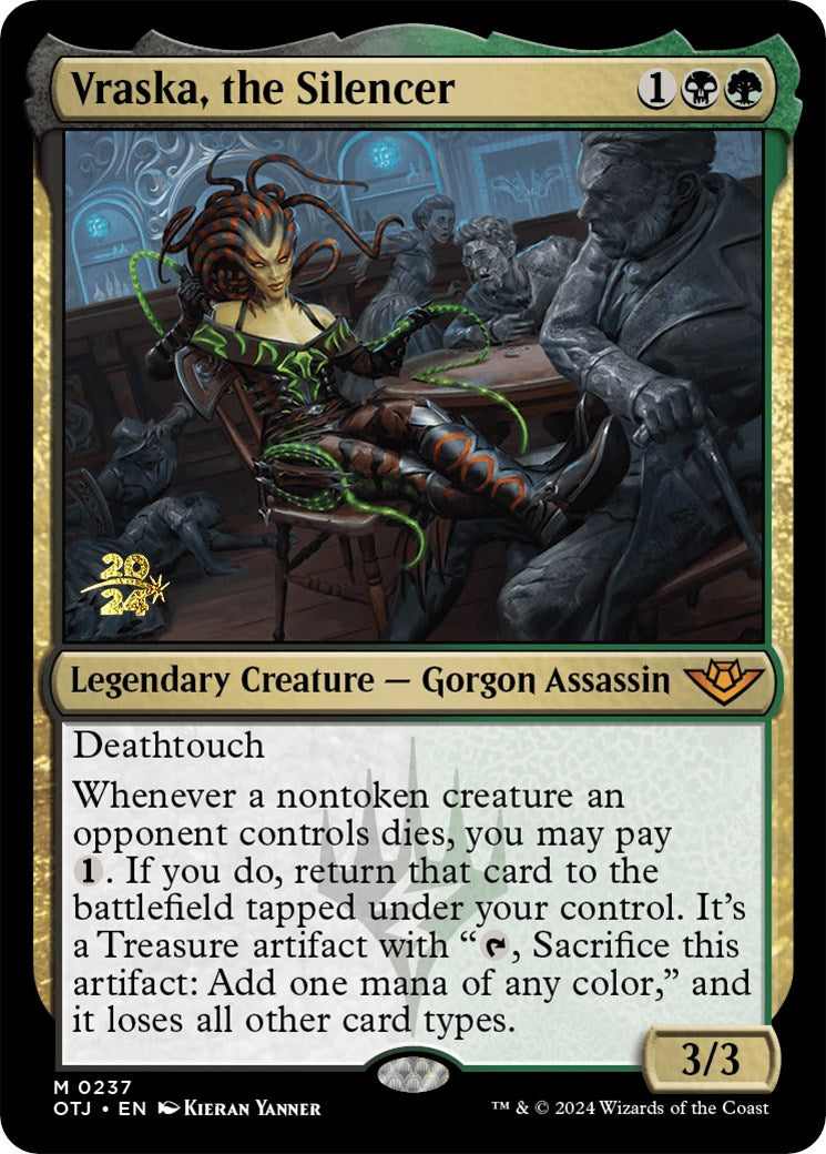 Vraska, the Silencer [Outlaws of Thunder Junction Prerelease Promos] | Nerdhalla Games