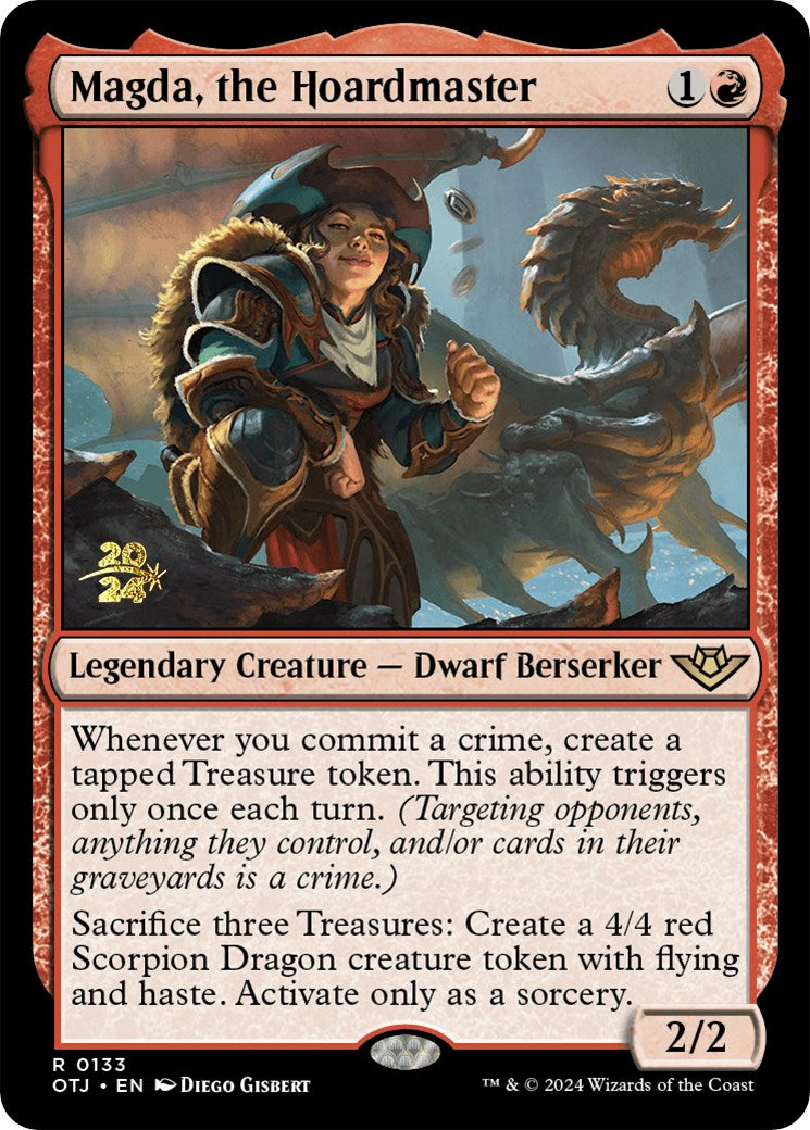 Magda, the Hoardmaster [Outlaws of Thunder Junction Prerelease Promos] | Nerdhalla Games