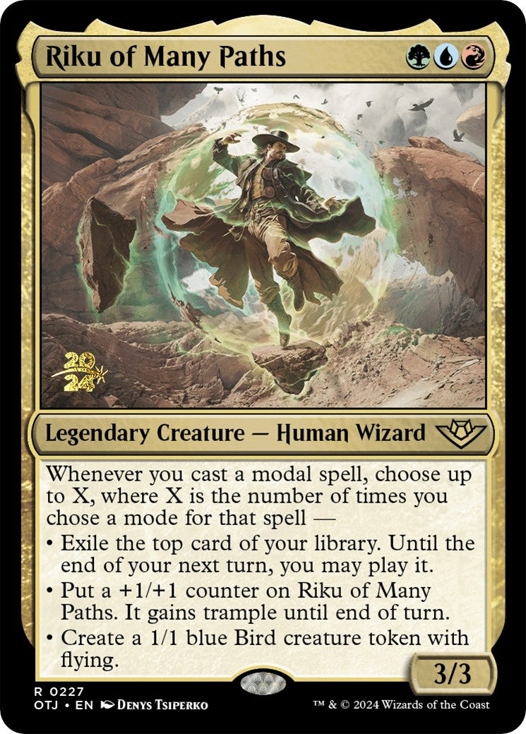 Riku of Many Paths [Outlaws of Thunder Junction Prerelease Promos] | Nerdhalla Games