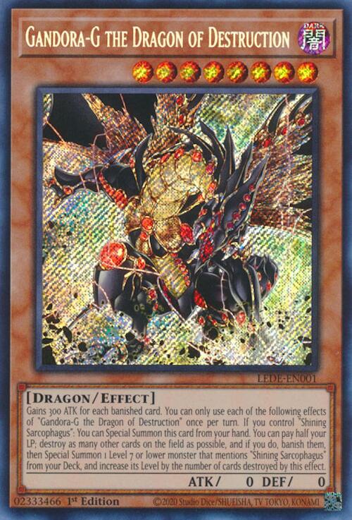 Gandora-G the Dragon of Destruction [LEDE-EN001] Secret Rare | Nerdhalla Games