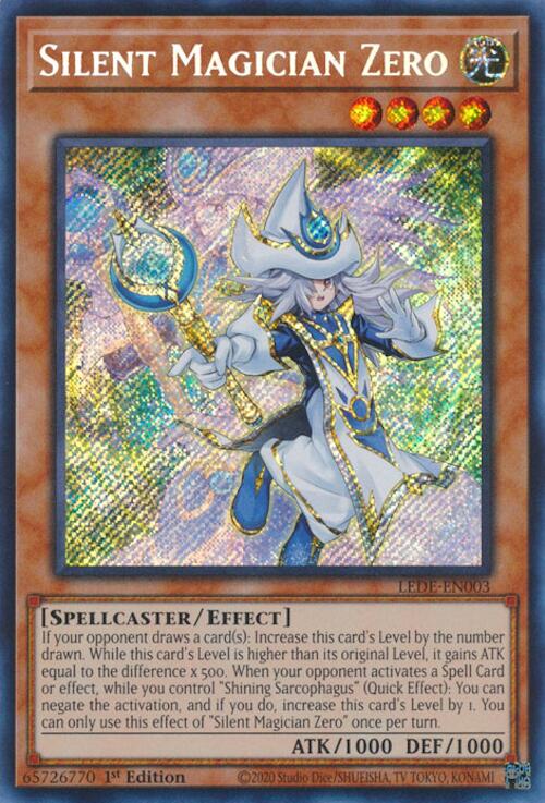 Silent Magician Zero [LEDE-EN003] Secret Rare | Nerdhalla Games