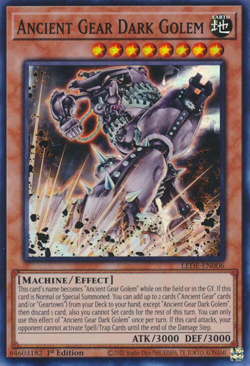 Ancient Gear Dark Golem [LEDE-EN006] Super Rare | Nerdhalla Games