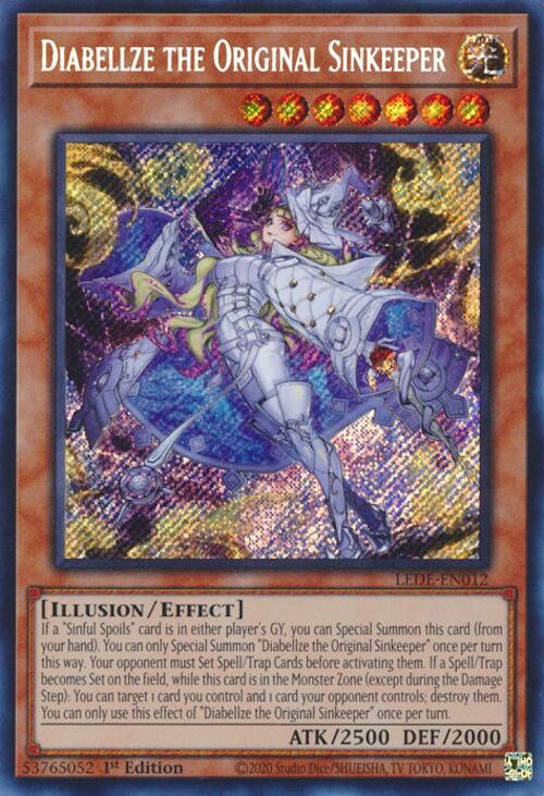 Diabellze the Original Sinkeeper [LEDE-EN012] Secret Rare | Nerdhalla Games