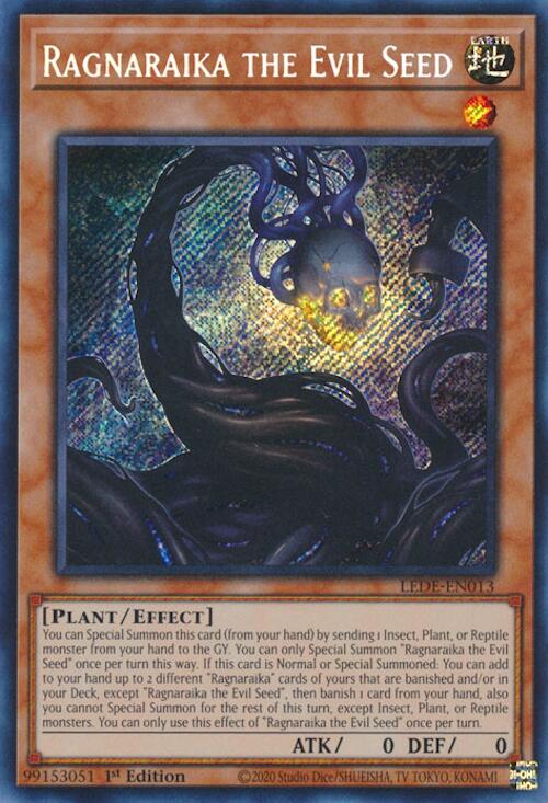 Ragnaraika the Evil Seed [LEDE-EN013] Secret Rare | Nerdhalla Games