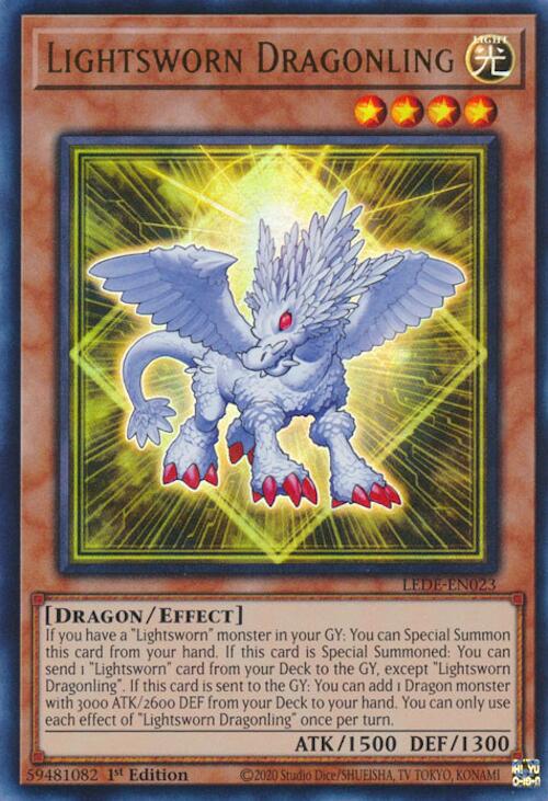 Lightsworn Dragonling [LEDE-EN023] Ultra Rare | Nerdhalla Games