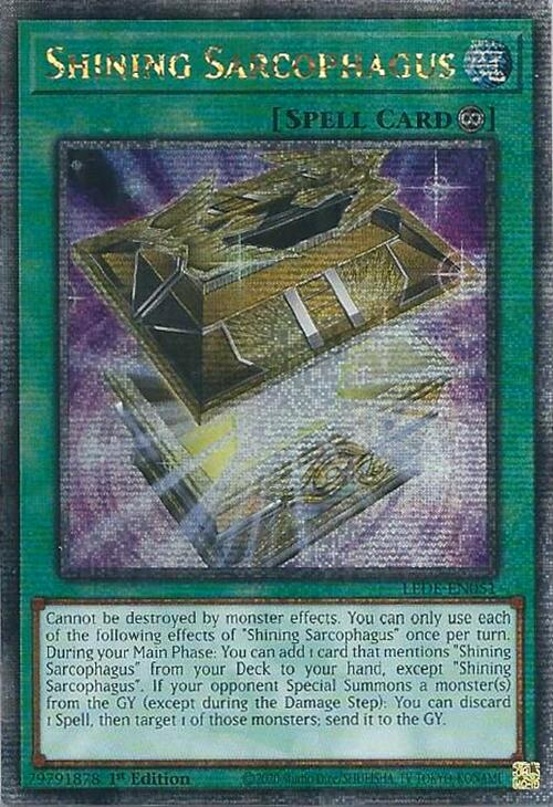 Shining Sarcophagus (Quarter Century Secret Rare) [LEDE-EN051] Quarter Century Secret Rare | Nerdhalla Games