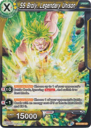 SS Broly, Legendary Unison (BT10-094) [Rise of the Unison Warrior 2nd Edition] | Nerdhalla Games