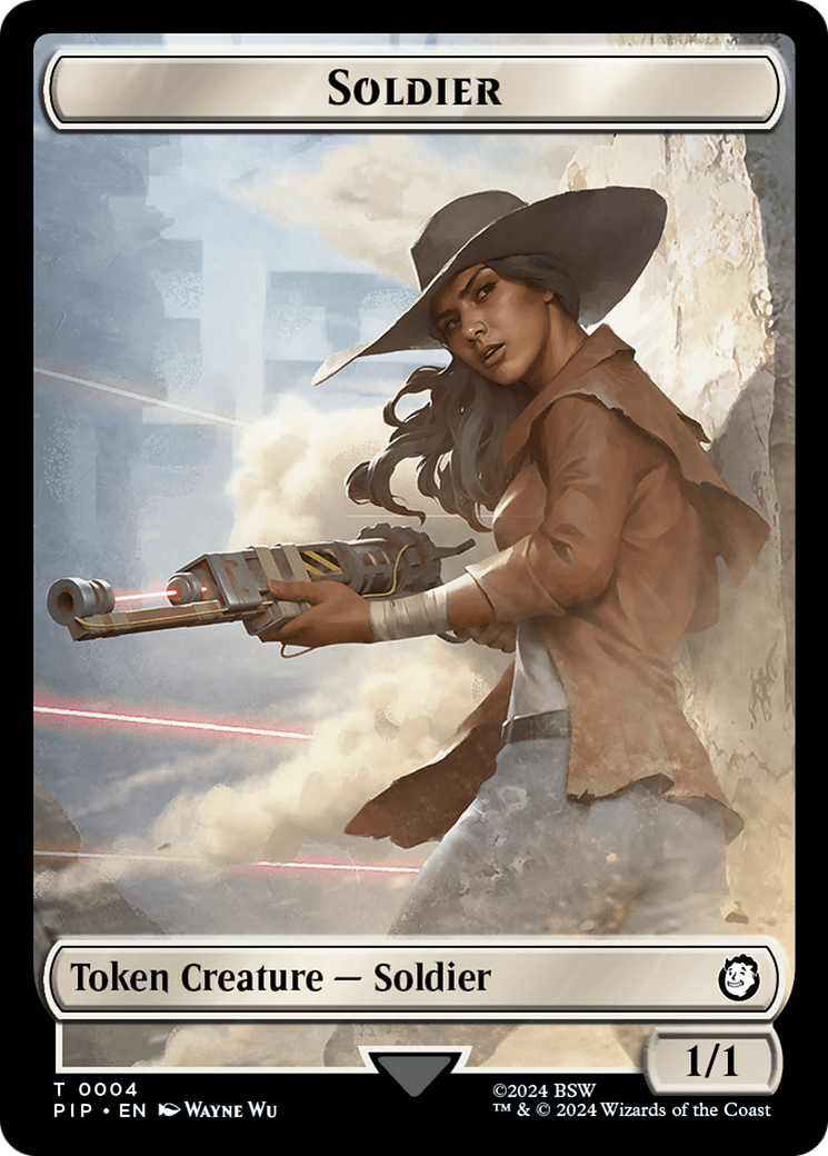 Energy Reserve // Soldier (0004) Double-Sided Token [Fallout Tokens] | Nerdhalla Games