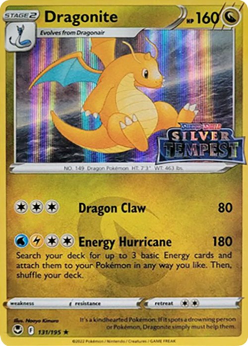 Dragonite (131/195) (Silver Tempest Stamped) [Sword & Shield: Silver Tempest] | Nerdhalla Games