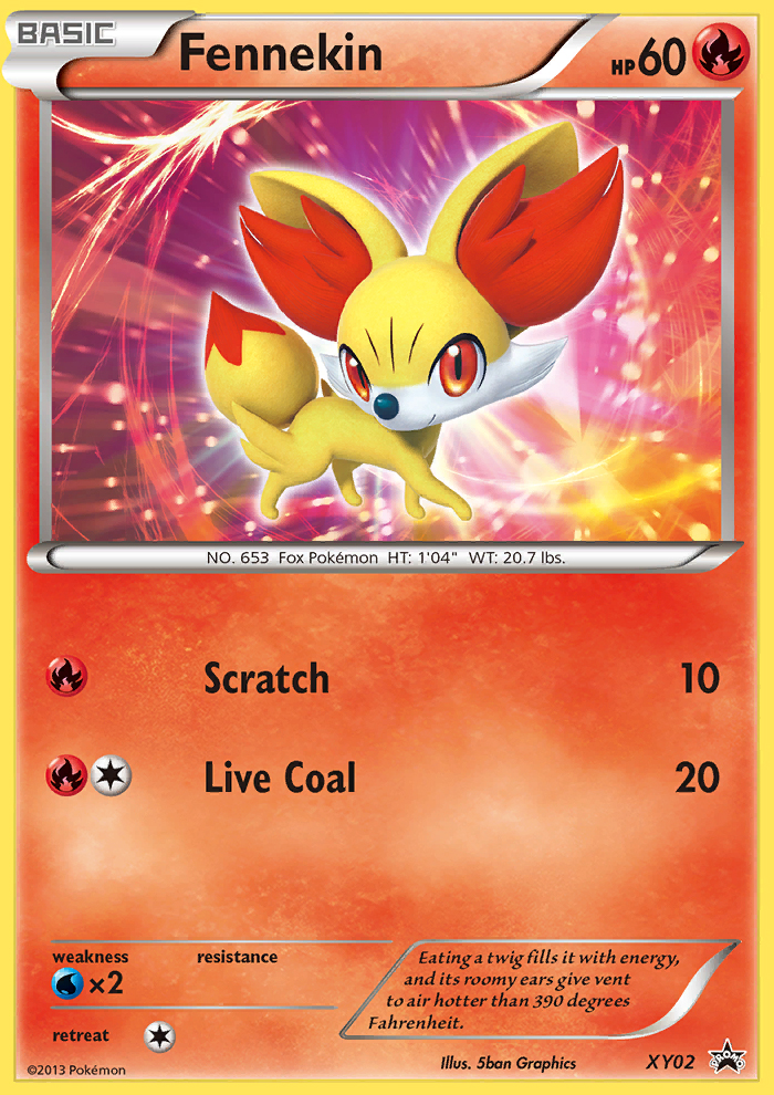 Fennekin (XY02) [XY: Black Star Promos] | Nerdhalla Games