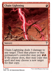 Chain Lightning (White Border) [Mystery Booster 2] | Nerdhalla Games