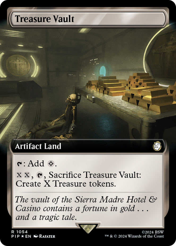 Treasure Vault (Extended Art) (Surge Foil) [Fallout] | Nerdhalla Games