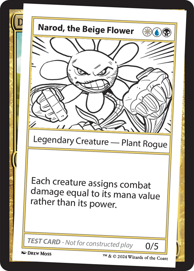 Narod, the Beige Flower [Mystery Booster 2 Playtest Cards] | Nerdhalla Games